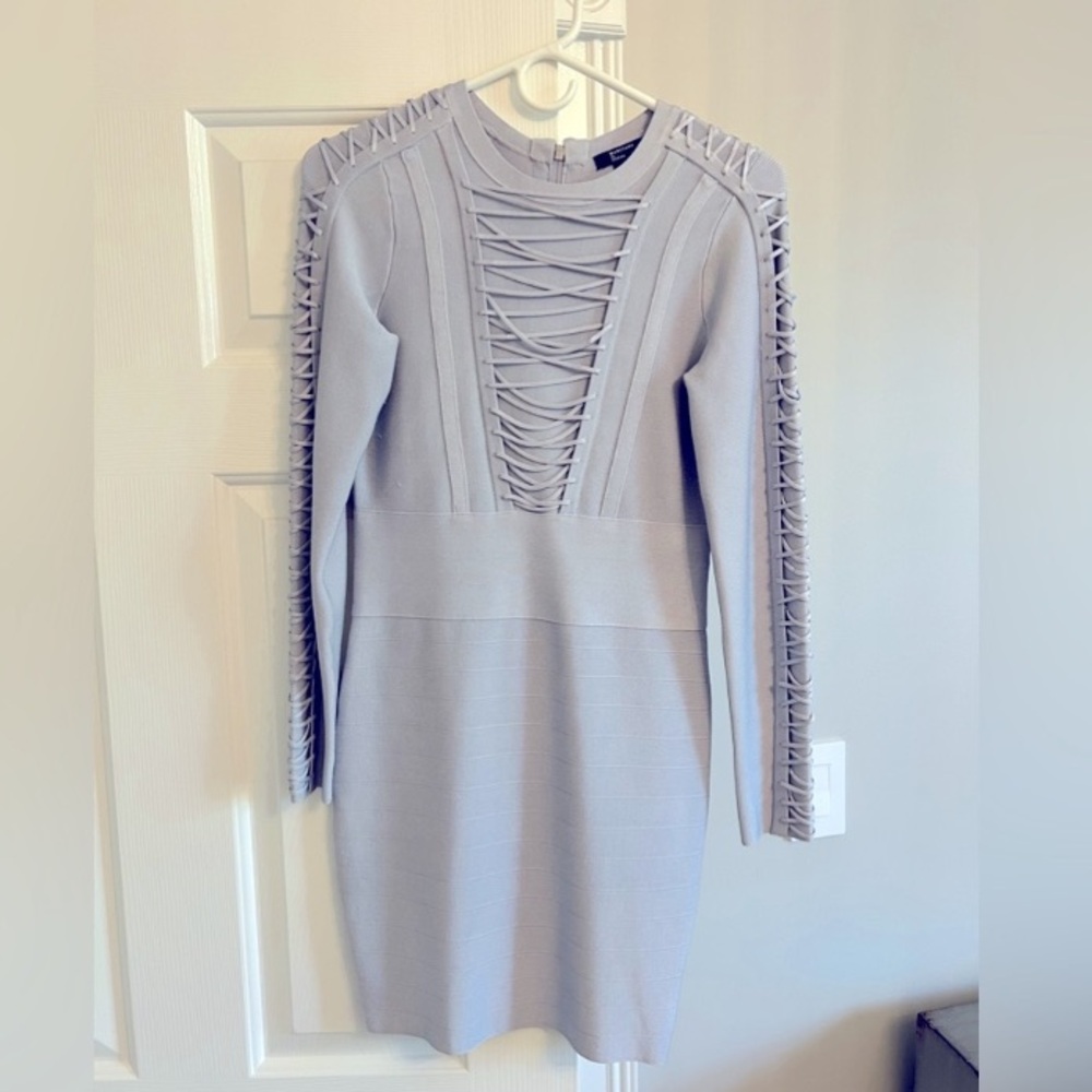 Marciano by Guess Lace-Up Bodycon Bandage Dress